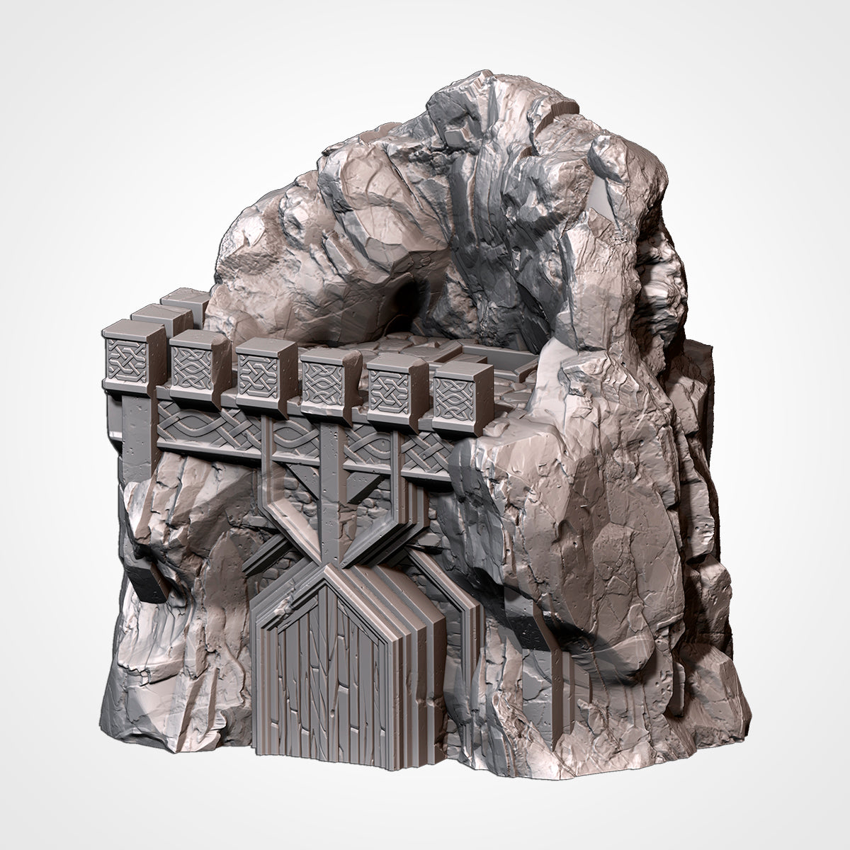 3D printed Dwarven fortress terrain for tabletop games