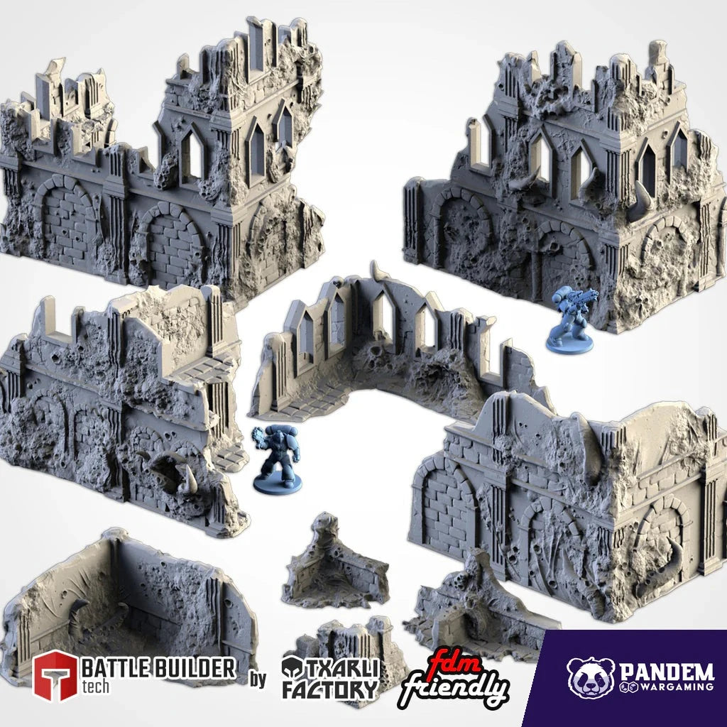 Infected Ruins - 3-Storey C Shape