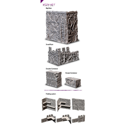 WTC Foldable Terrain - Nids