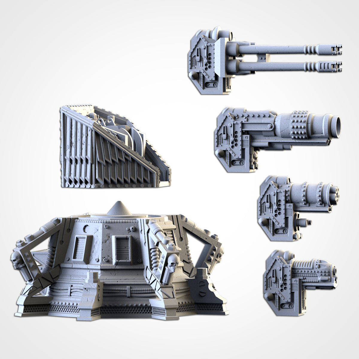 Sci-Fi Gun Turrets