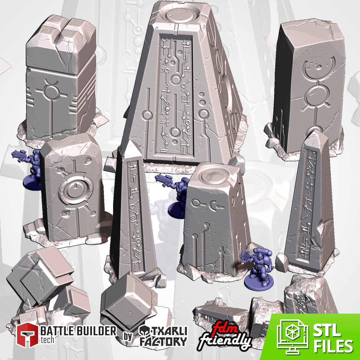 Xenos Monoliths - Cubes