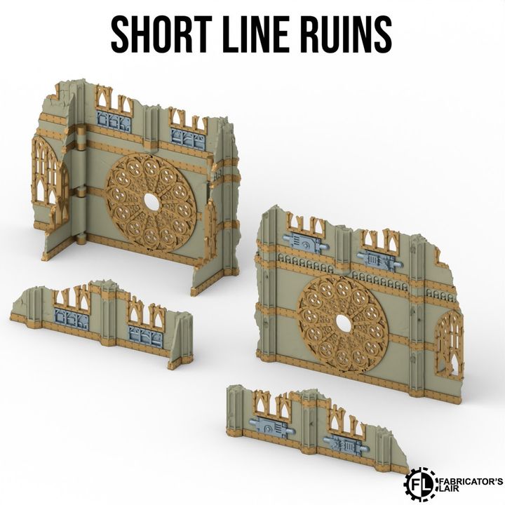 Foldable Terrain 11th Ed - Gothic - Full Set