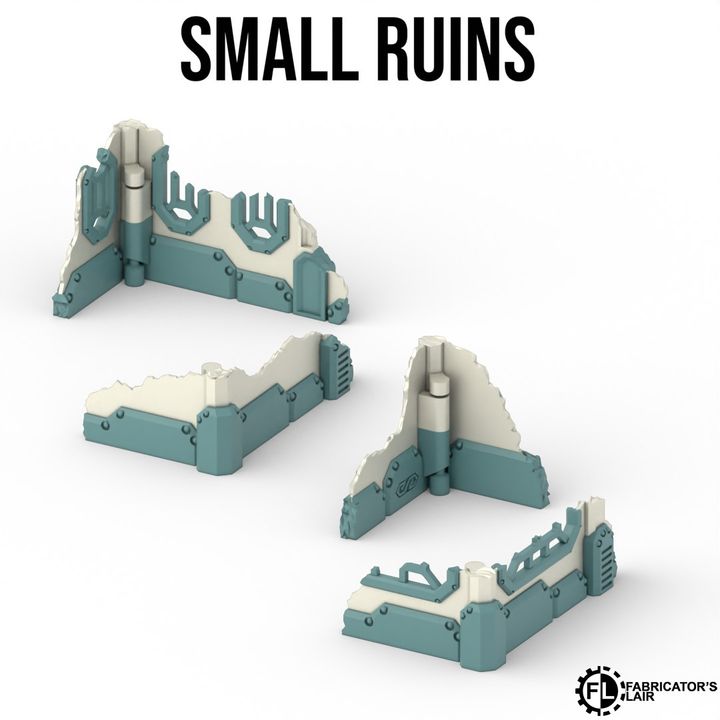 Foldable Terrain 11th Ed - Space Dwarf - Full Set