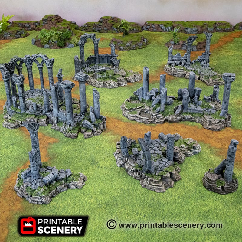 Ancient Ruins - Small Set (2 pieces)