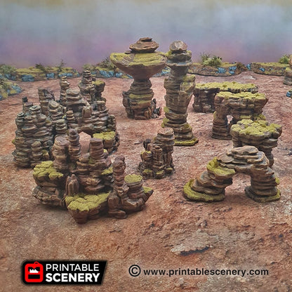 Canyon Rocks - Medium Set (2 pieces)