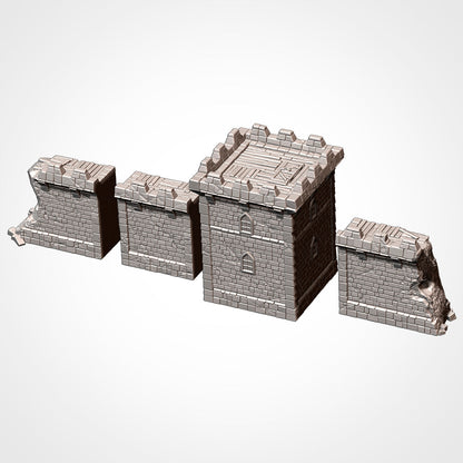 Classic Fortress | 3D printed wargaming terrain by Txarli Factory