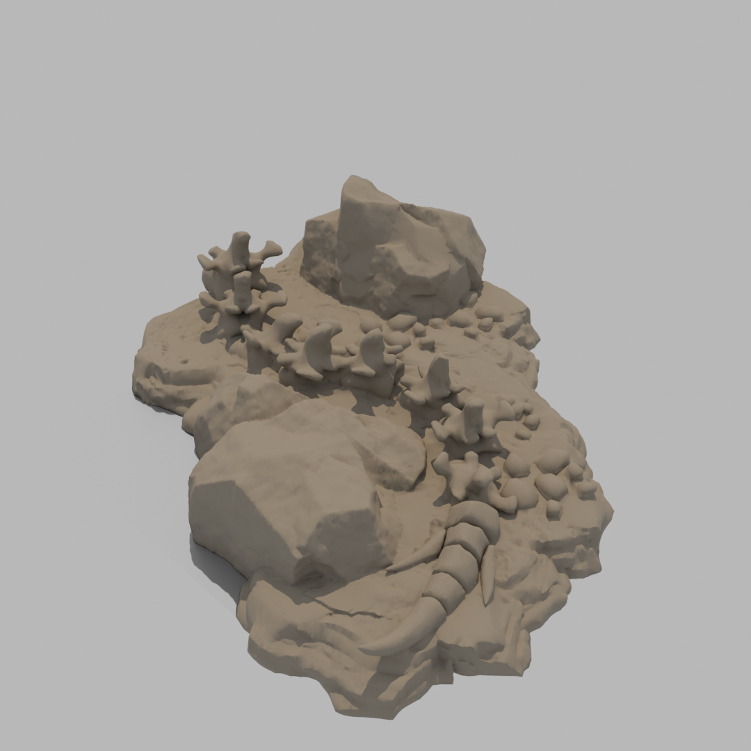 Dragon Bones - Tail (2 pieces)