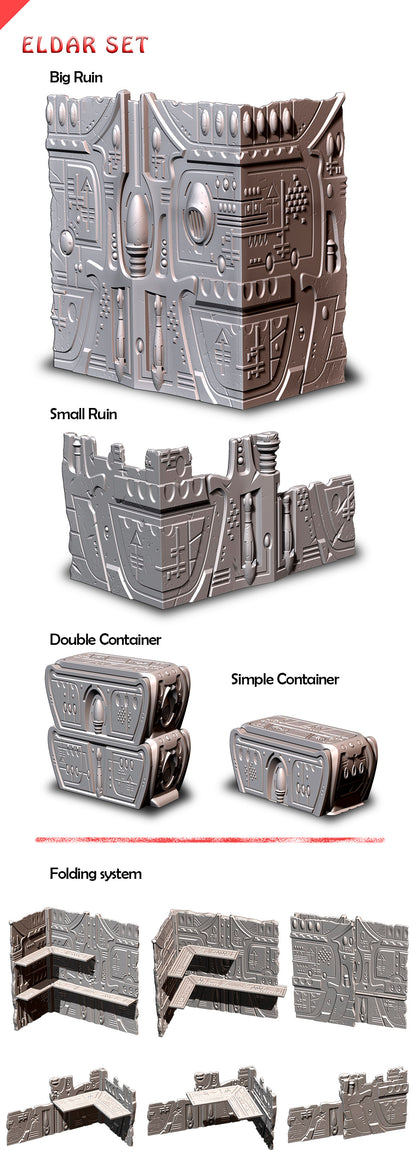 WTC Foldable Terrain - Eldar