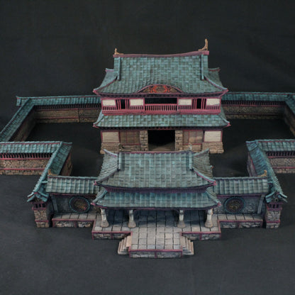 Sunrise Castle Inside Walls & Gate