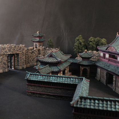 Sunrise Castle Inside Walls & Gate