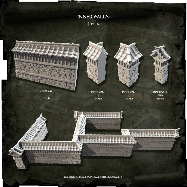 Sunrise Castle Inside Walls & Gate - Till (Wall)