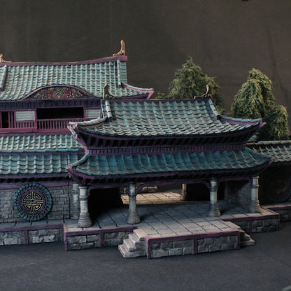 Sunrise Castle Inside Walls & Gate