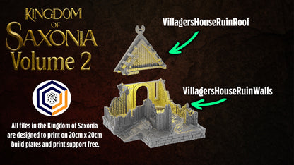 Villager's House Ruin - Kingdom of Saxonia