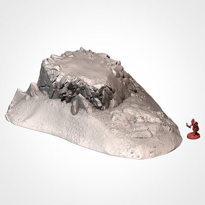Modern Hills - Hill 2 | 3D printed wargaming terrain by Txarli Factory