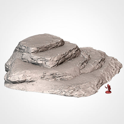 Modern Hills - Hill 5 | 3D printed wargaming terrain by Txarli Factory