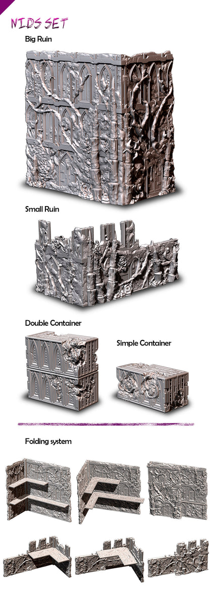 WTC Foldable Terrain - Nids