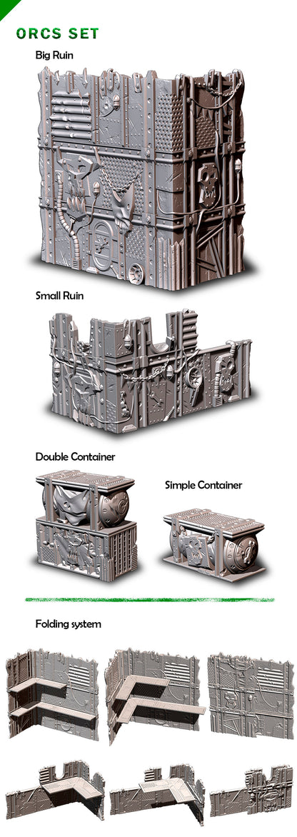 WTC Foldable Terrain - Orcs