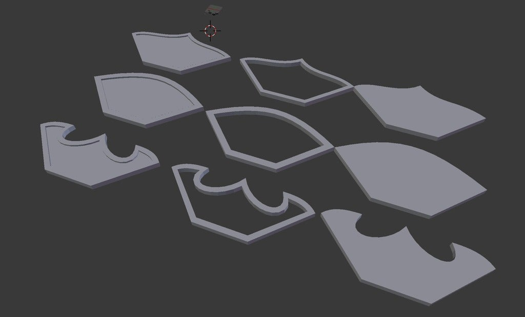 Line of Sight Arc Templates for Rank & File Tabletop Wargames