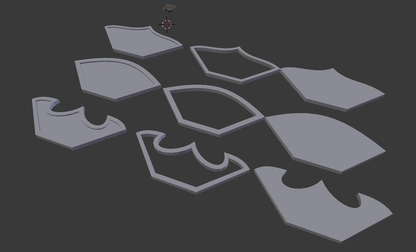 Line of Sight Arc Templates for Rank & File Tabletop Wargames