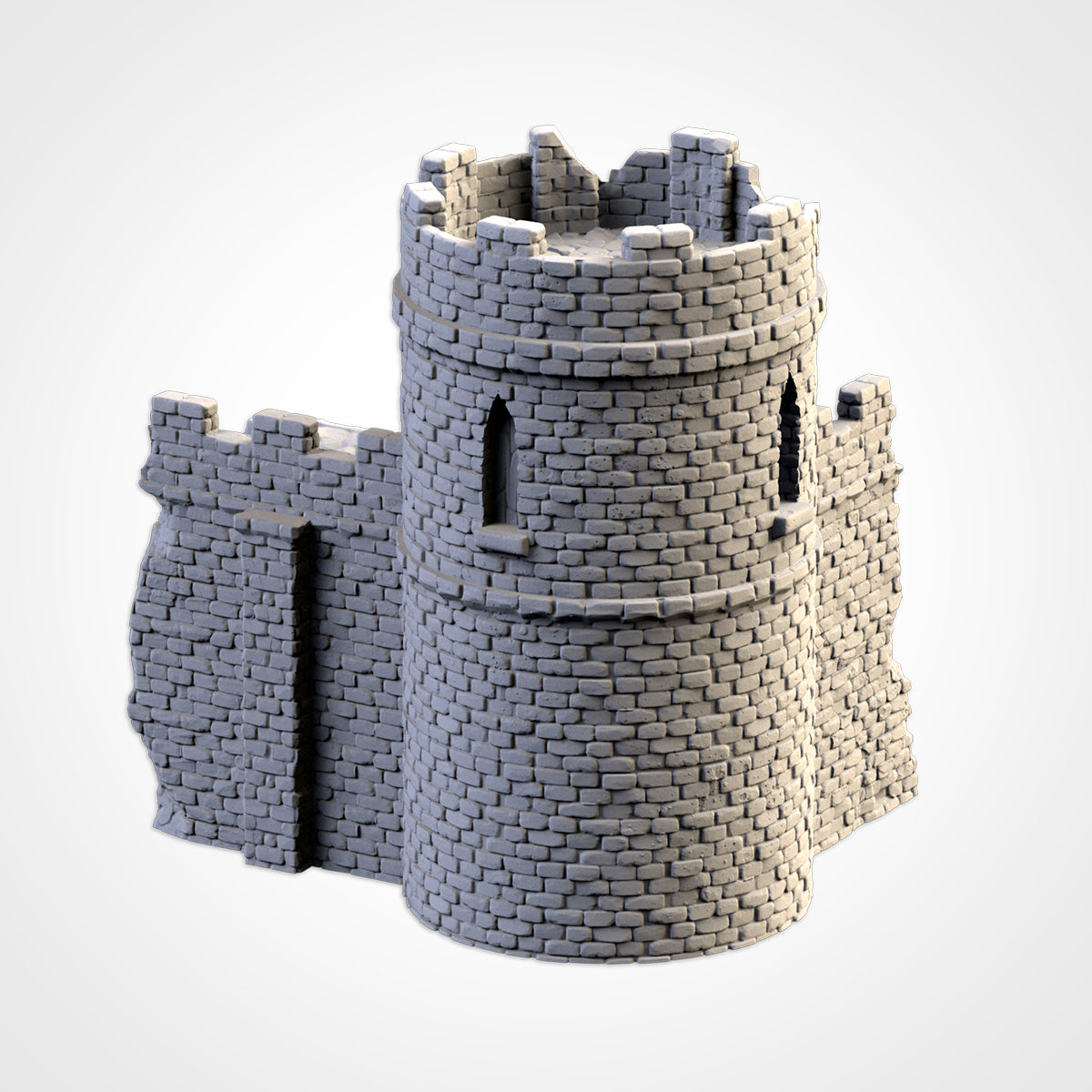 Ruined Castle | 3D printed wargaming terrain by Txarli Factory