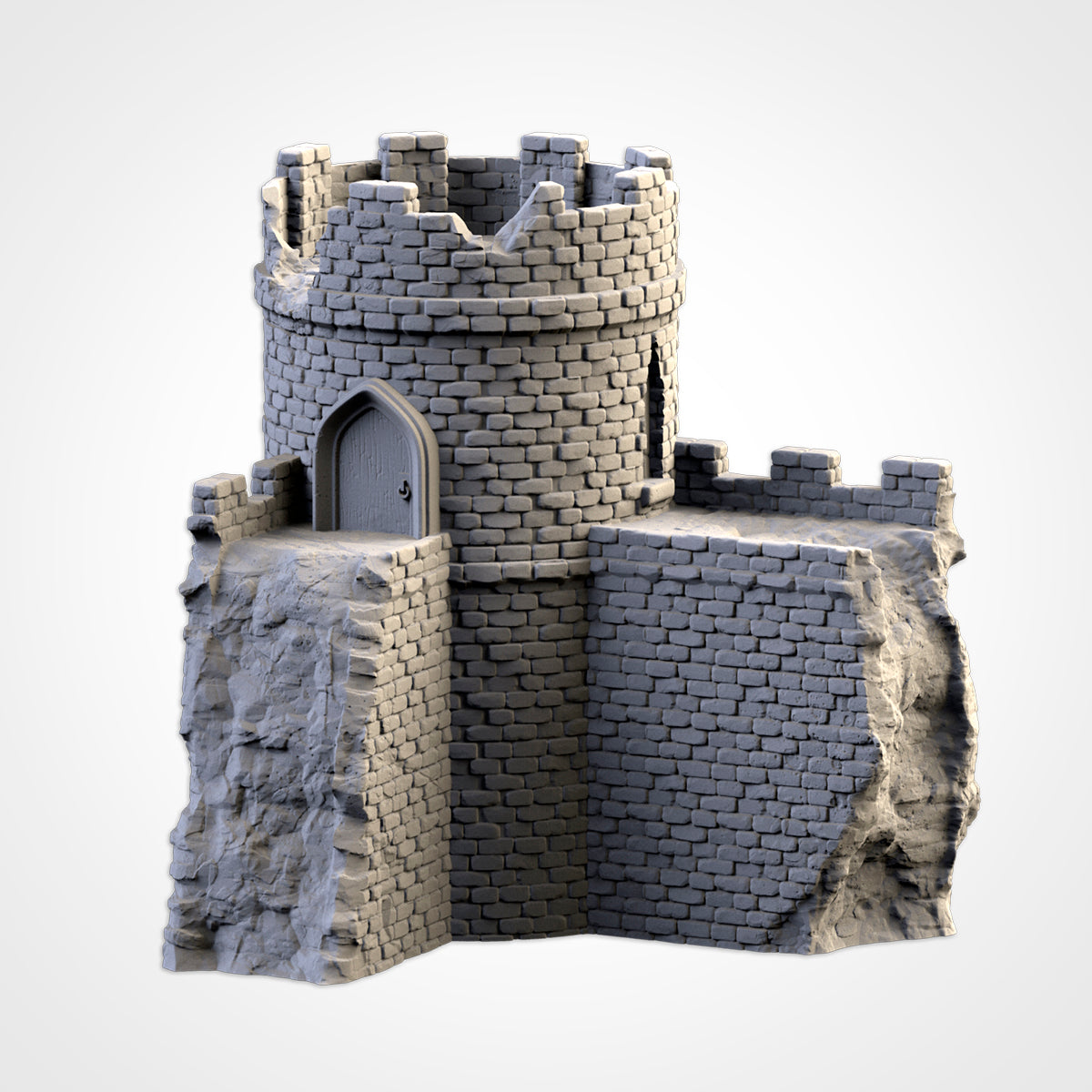 Ruined Castle | 3D printed wargaming terrain by Txarli Factory