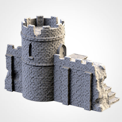 Ruined Castle | 3D printed wargaming terrain by Txarli Factory