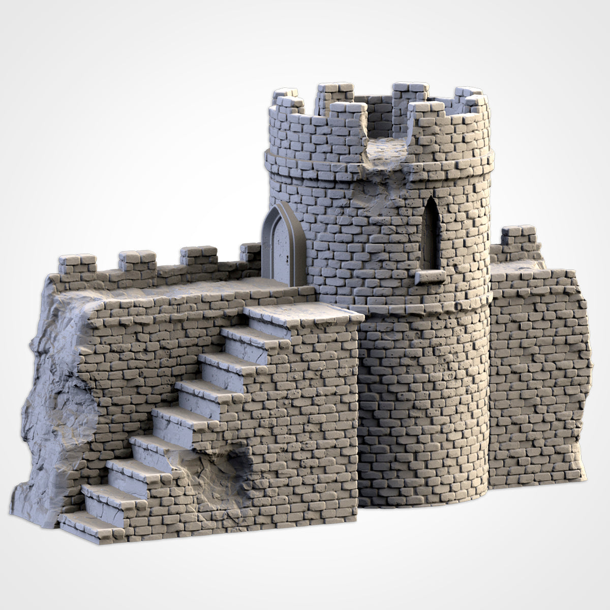 Ruined Castle | 3D printed wargaming terrain by Txarli Factory