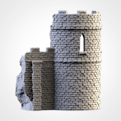 Ruined Castle | 3D printed wargaming terrain by Txarli Factory