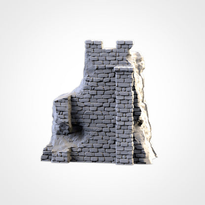 Ruined Castle | 3D printed wargaming terrain by Txarli Factory