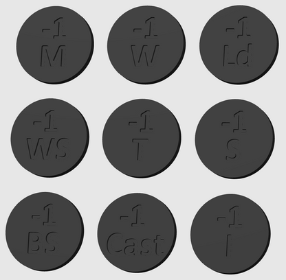 Warhammer Gaming Tokens
