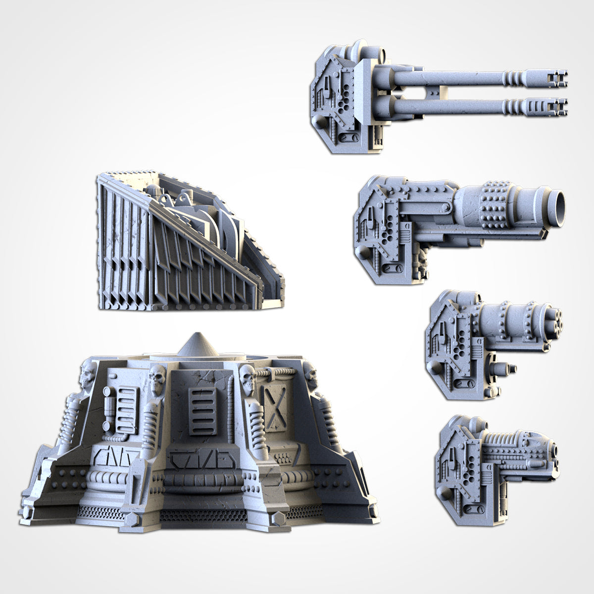 Sci-Fi Gun Turrets