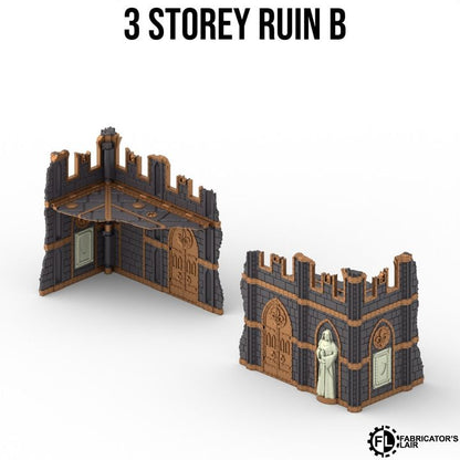 Foldable Terrain 11th Ed - Battle Sister - 2 Storey Left
