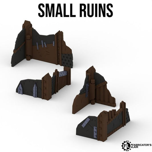 Foldable Terrain 11th Ed - Greenskin - Small Ruins Set
