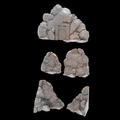 Dwarven Outskirts - Rock Walls
