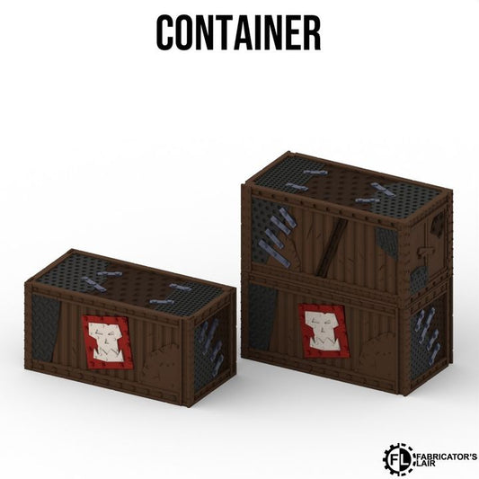 Foldable Terrain 11th Ed - Greenskin - Double Container