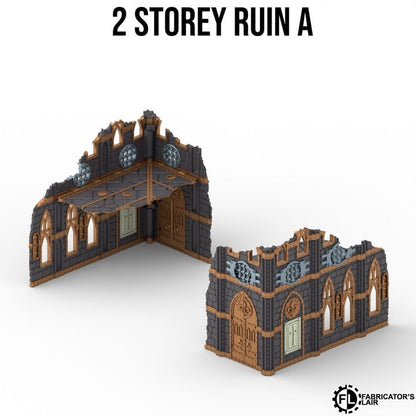 Foldable Terrain 11th Ed - Battle Sister - 2 Storey Right