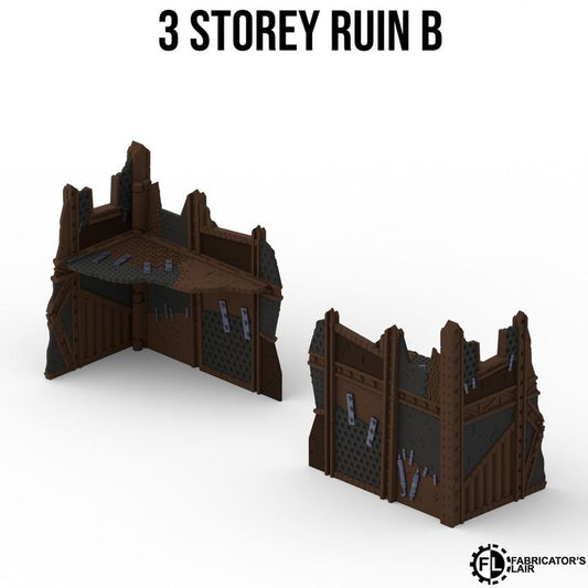 Foldable Terrain 11th Ed - Greenskin - 2 Storey Left