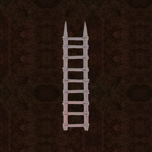 The Nomad Kings - Ladders grey render of a single spiked-rail ladder