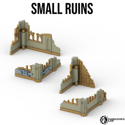 Foldable Terrain 11th Ed - Gothic - Small Ruins Set