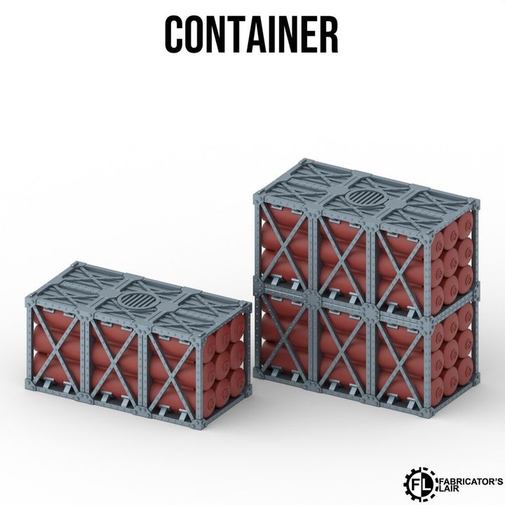 Foldable Terrain 11th Ed - Industrial - Single Container