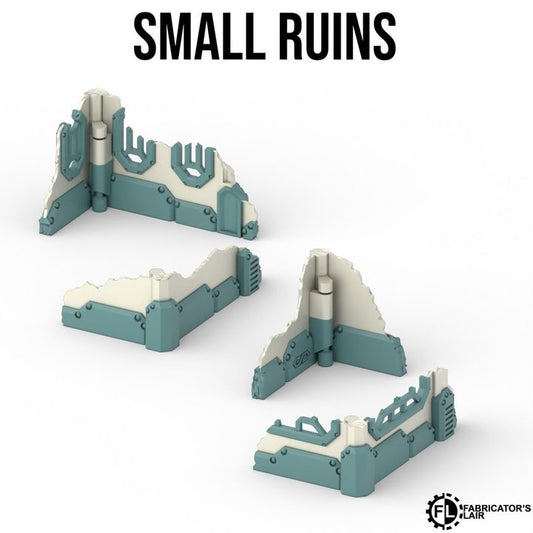 Foldable Terrain 11th Ed - Space Dwarf - Small Ruins Set