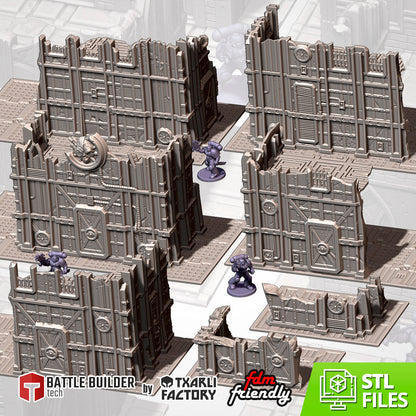 Industrial Ruins - Large L Ruin Right