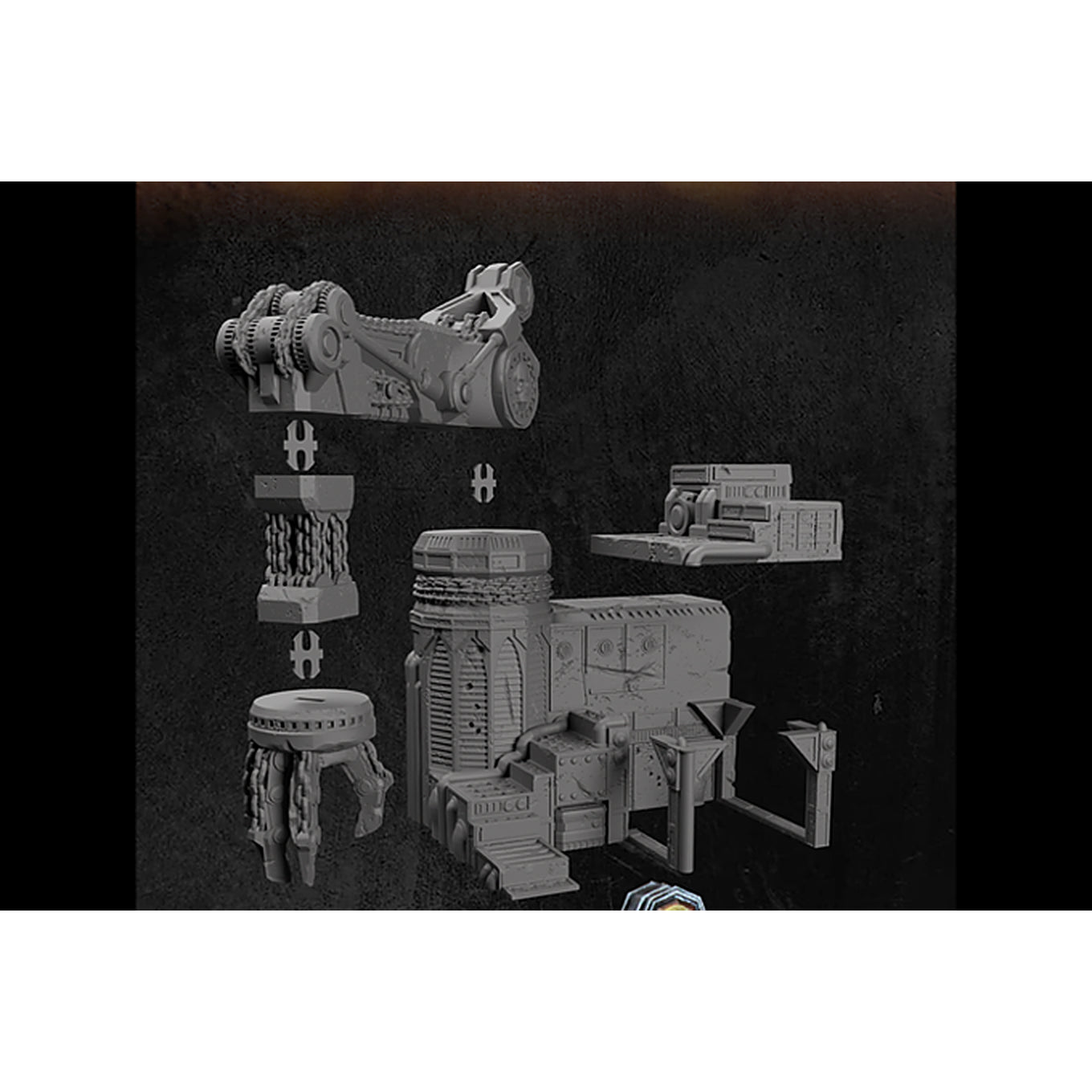 Battlezone Mars - Ironlift Mech Crane