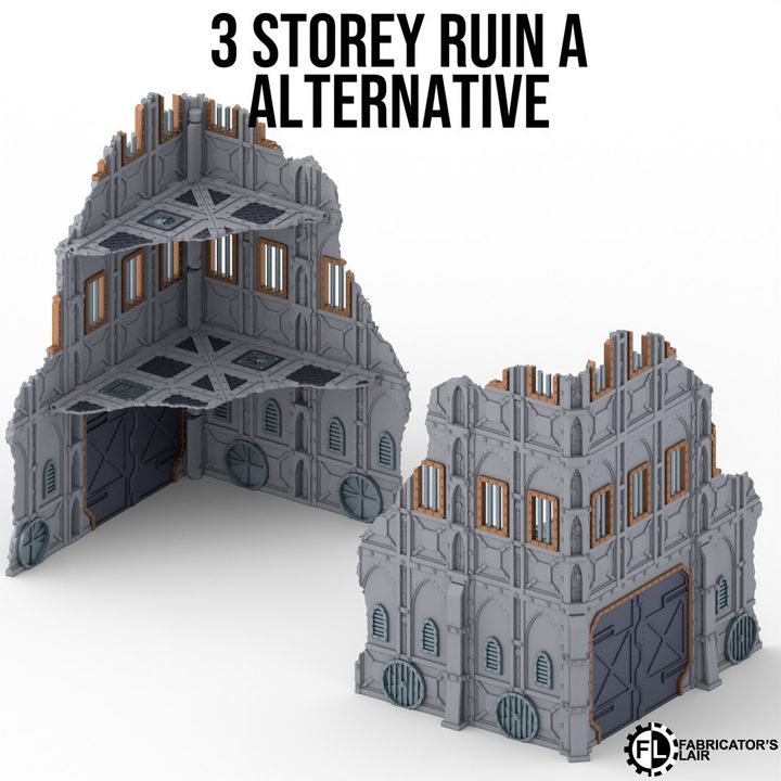 Foldable Terrain 11th Ed - Armored - Full Set