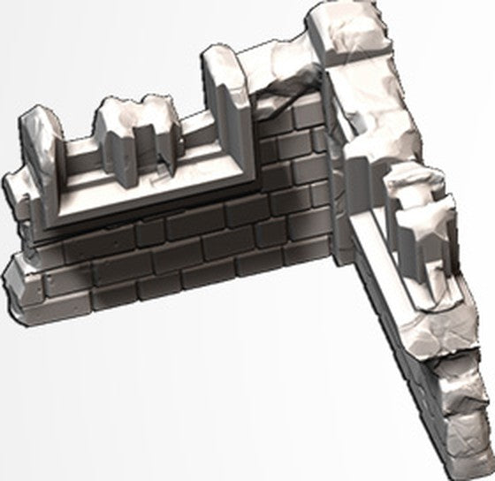 11th Edition Classic Ruins - Short Wall Set 1