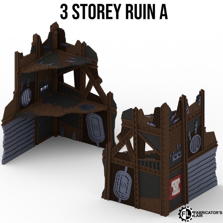Foldable Terrain 11th Ed - Greenskin - Full Set