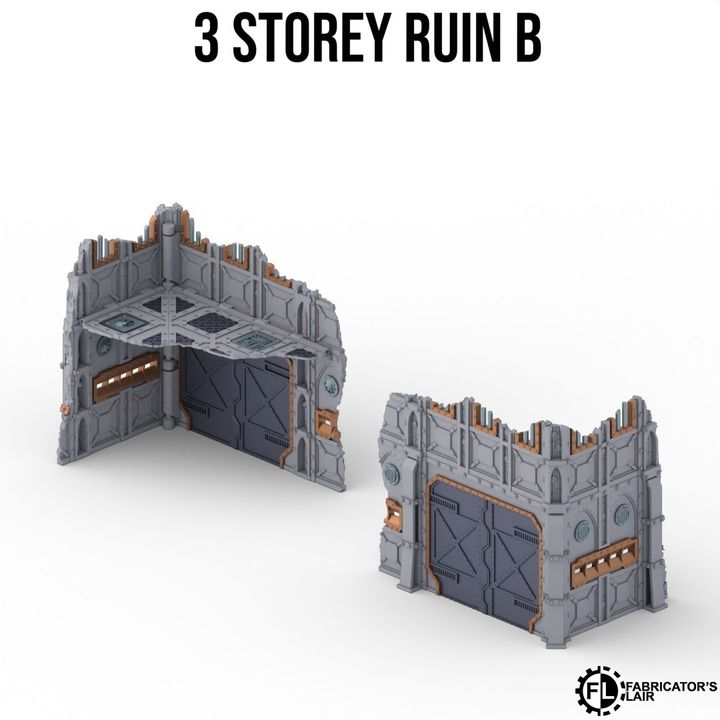 Foldable Terrain 11th Ed - Armored - Full Set