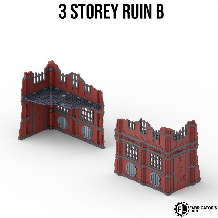 Foldable Terrain 11th Ed - Industrial - Full Set