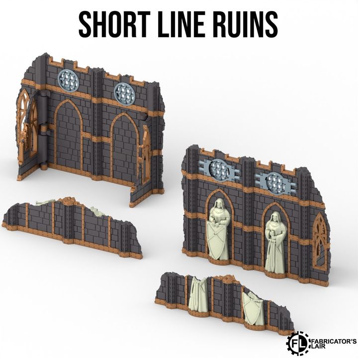 Foldable Terrain 11th Ed - Battle Sister - Full Set
