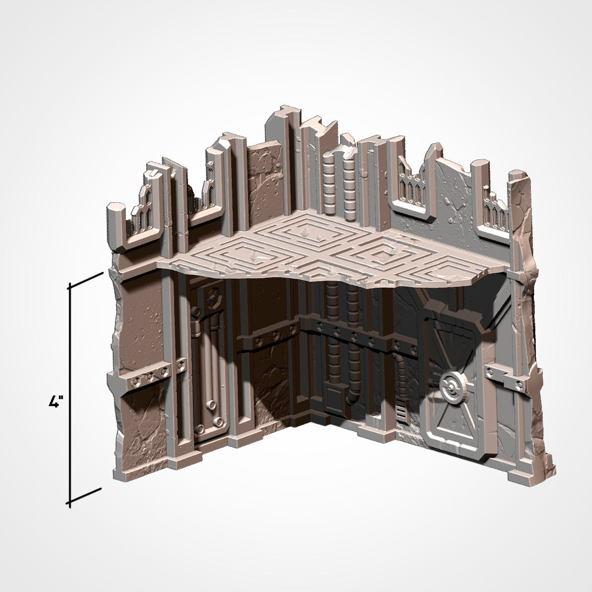 Industrial Ruins - Medium Ruin Right